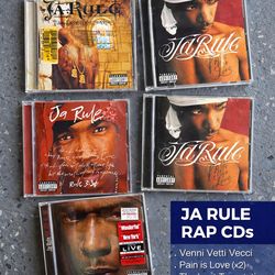 Ja Rule CD Collection – Classic Hip-Hop (5 CDs)