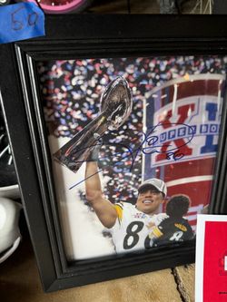 Steelers Hines Ward auto 8x10