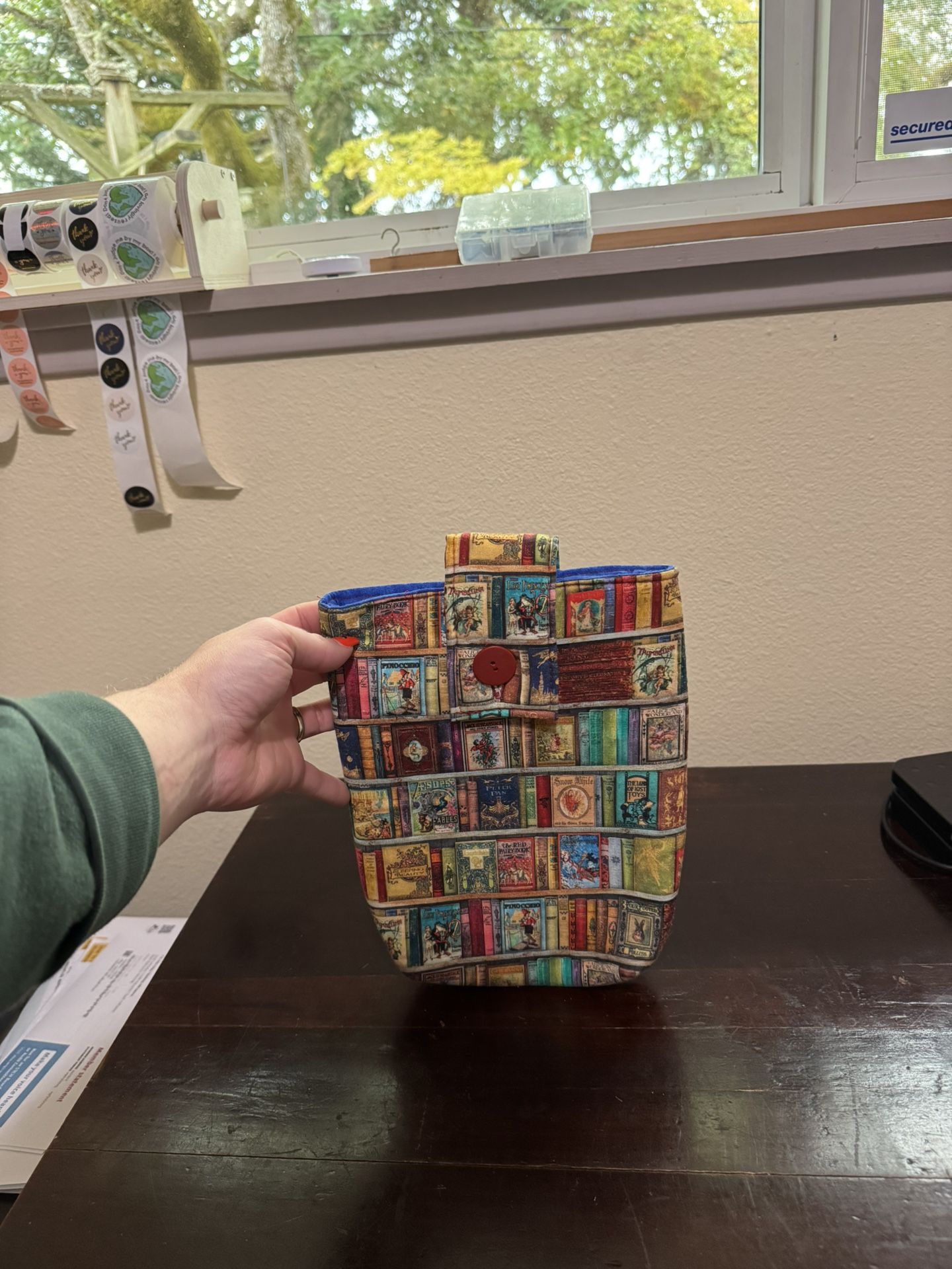 Book Theme Cotton Book Sleeve For Book Lovers