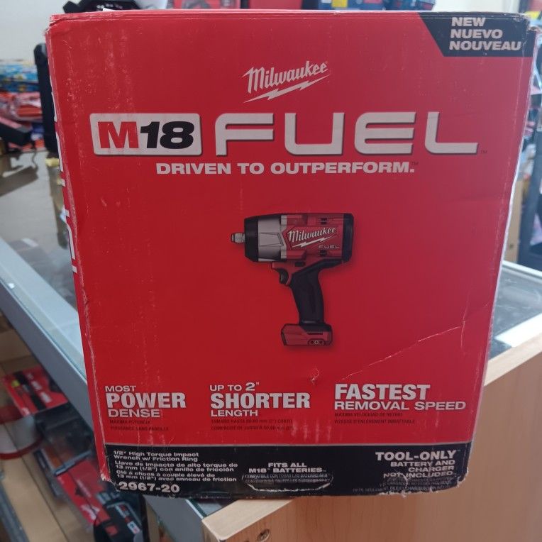 Milwaukee New 1/2 High Torque Impact Wrench M18 Fuel New Generation 