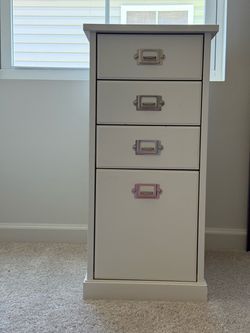 Wood File Cabinet