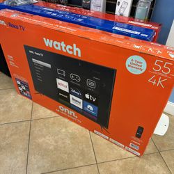 Onn 55 Inch Roku Tv 4k Brand New Tv 