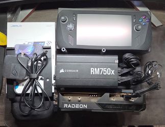 ASUS ROG Ally X with External GPU Setup