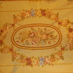 Area Rug A French Aubusson Needlepoint Rug