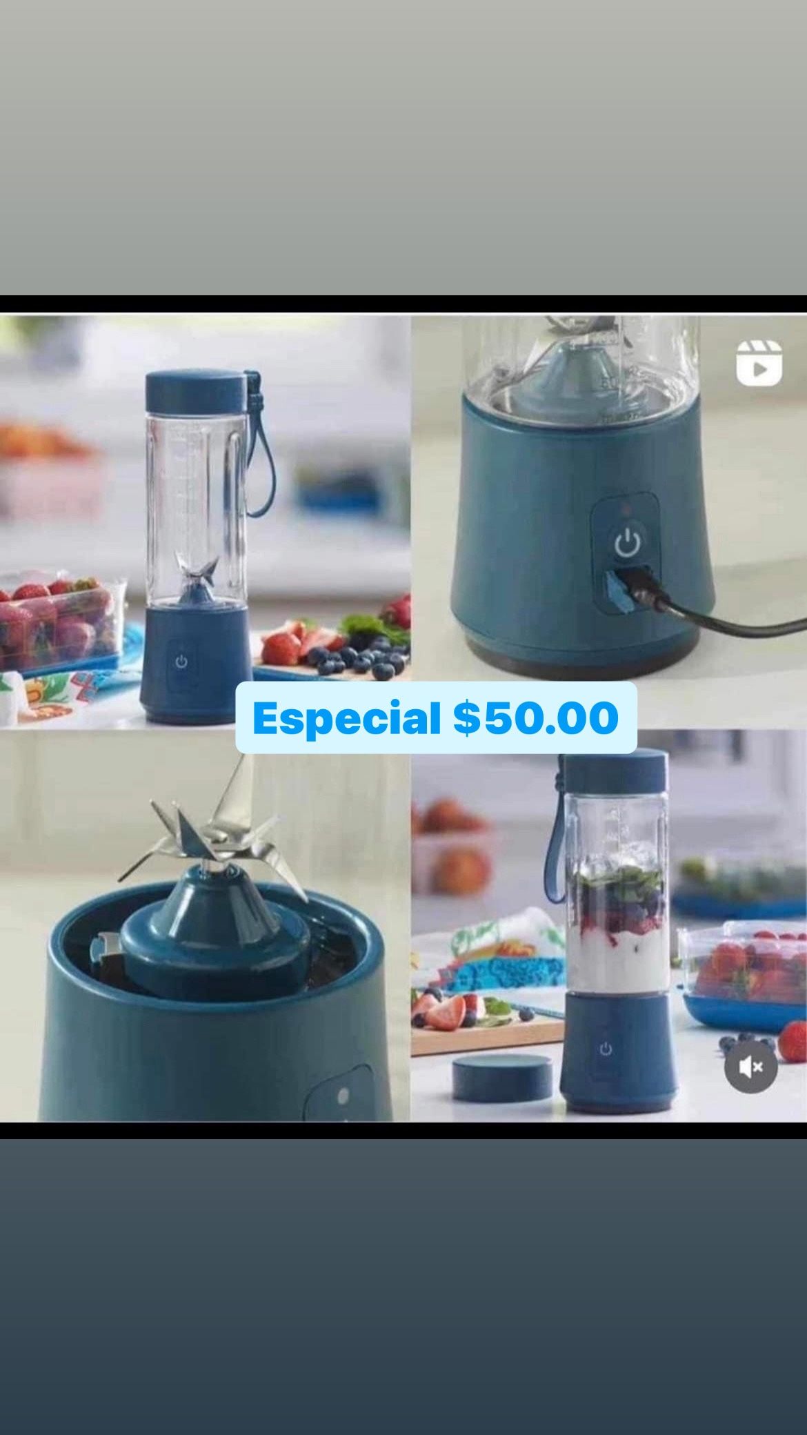Especial  Solo $50.00  Licuadora  Portátil  Llévala Contigo Y Prepáratelo  Donde Te Encuentres Princess House 