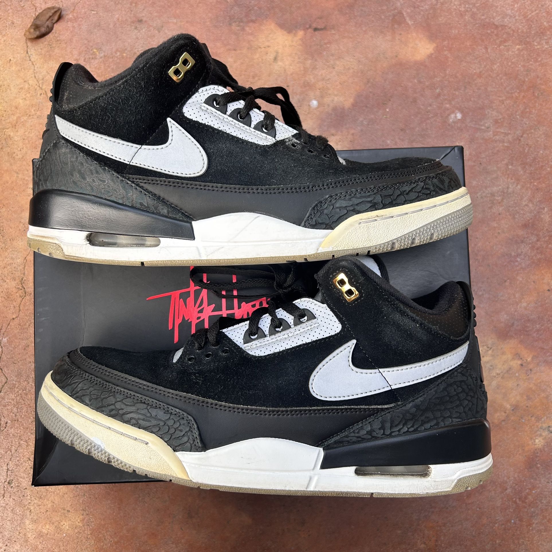 Size 12 Men’s - Jordan 3 Retro Tinker SP Black Cement 2019 Worn CK4348 007