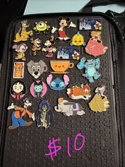 Disney Enamel Pin Collection – 20+ Pins