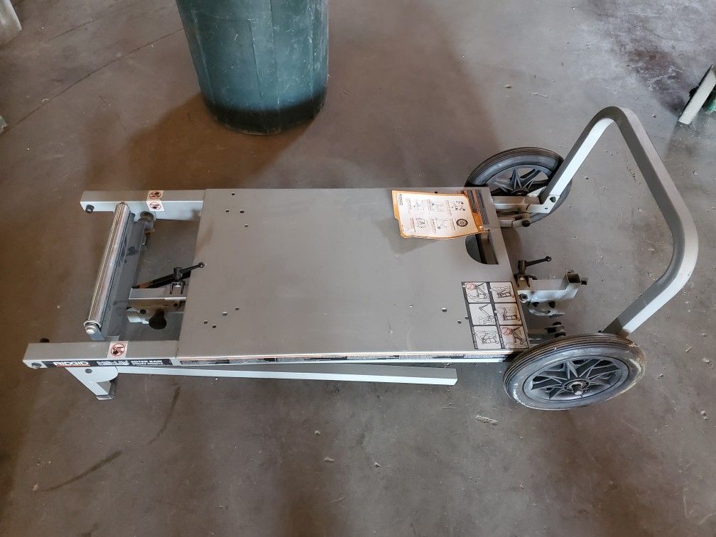New Ridgid Miter Saw Stand / Chop Saw Table