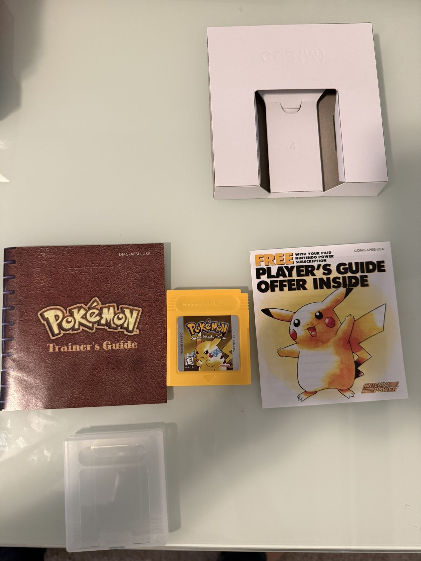 Authentic Pokemon Yellow with Box And Manuals