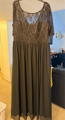 Black Lace Bodice Maxi Dress