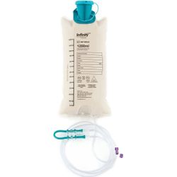 Feeding Pump Bag Set with ENFit® Connector Infinity® 1200 mL Silicone NonSterile ENFit® Connector