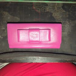Prada Saffiano Bow Wallet