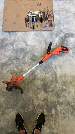 Electric Plug In Black+Decker Cordless String Lawn Landscape Trimmer