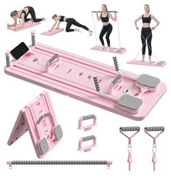 Open Box 5-in-1 Foldable Pilates Reformer Board – $45
