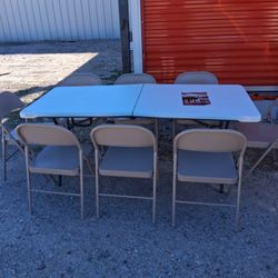 Table HD And 6 Chairs $110 Dlls. 