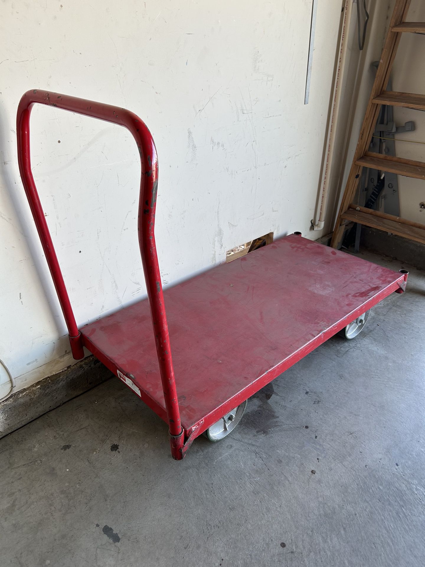 DAYTON RED FLAT CART PLATFORM TRUCK 24 x 48 80..oo for Sale in Las Vegas, NV OfferUp