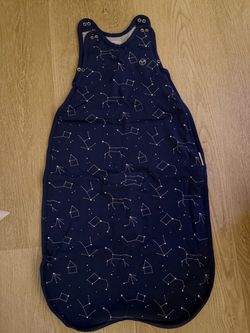 Woolino Baby Sleep Sack Navy Constellation