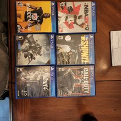 6 Ps4 Games Good Shape 
