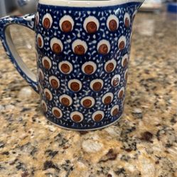 Boleslawiec Large Creamer  - Made In Poland 