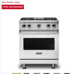🤩 Viking Gas Range 30 Inch New Open Box🔥