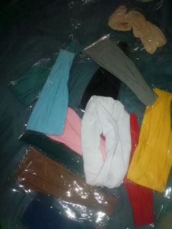 Mixed Lot of Colorful Fabric Pieces