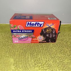 Hefty 34 Trash Bags 30 Gallons