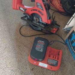 Black and Decker Circular Saw & charger 