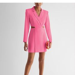New | Express Cutout mini blazer dress | XS