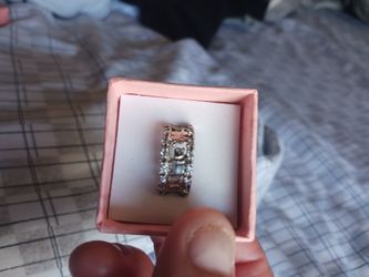 BRAND NEW GOOD LUCK SILVER RING & SIZE 7-7.5......😁😊😍
