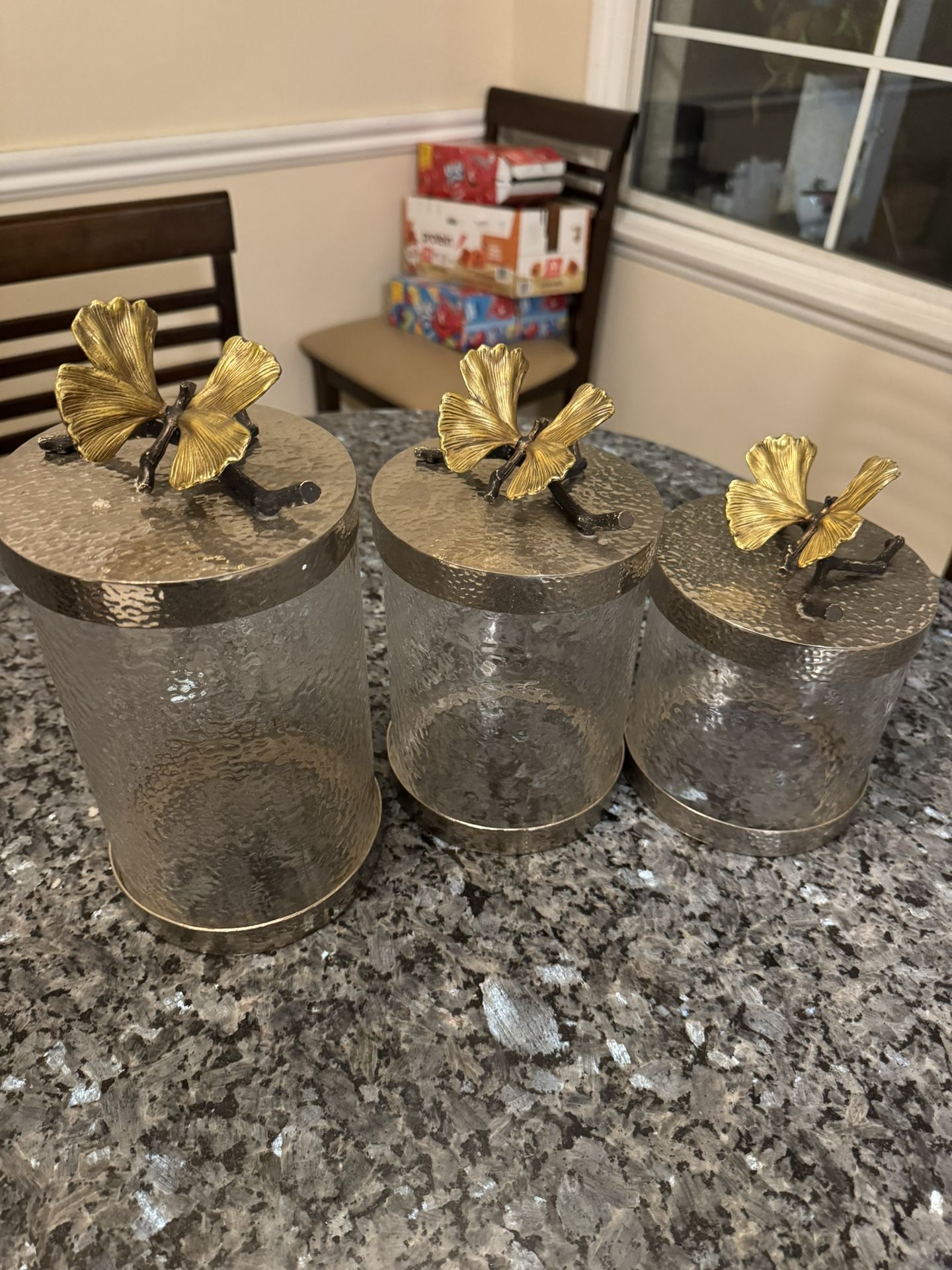 Michael Aram Canisters , Set of 3 For $150