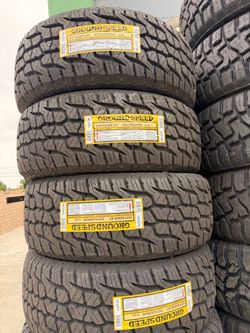 275/55r20 Ground speed tires nuevas con 50,000 millas de garantía las 4
