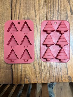Christmas Tree Silicone Molds – Set of 2