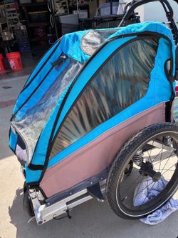 Prophete 2-Seat Kids Bike Trailer & Stroller – Weather Cover