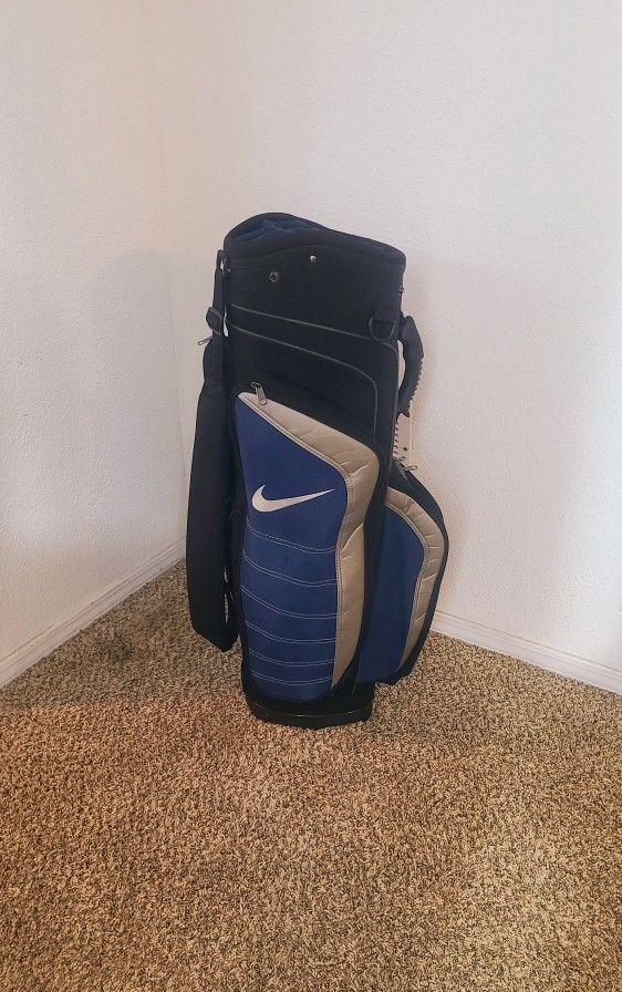 NIKE 14way Golf Cart Bag w/Rain Cover