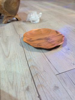 Handcrafted Wood Live Edge Decorative Plate