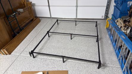 Queen size metal bed frame