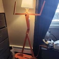 Unique Orange Repositionable Lamp 