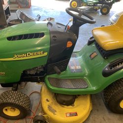 Mower  John Deere L 100  weekend  special  No codes  Or Emails