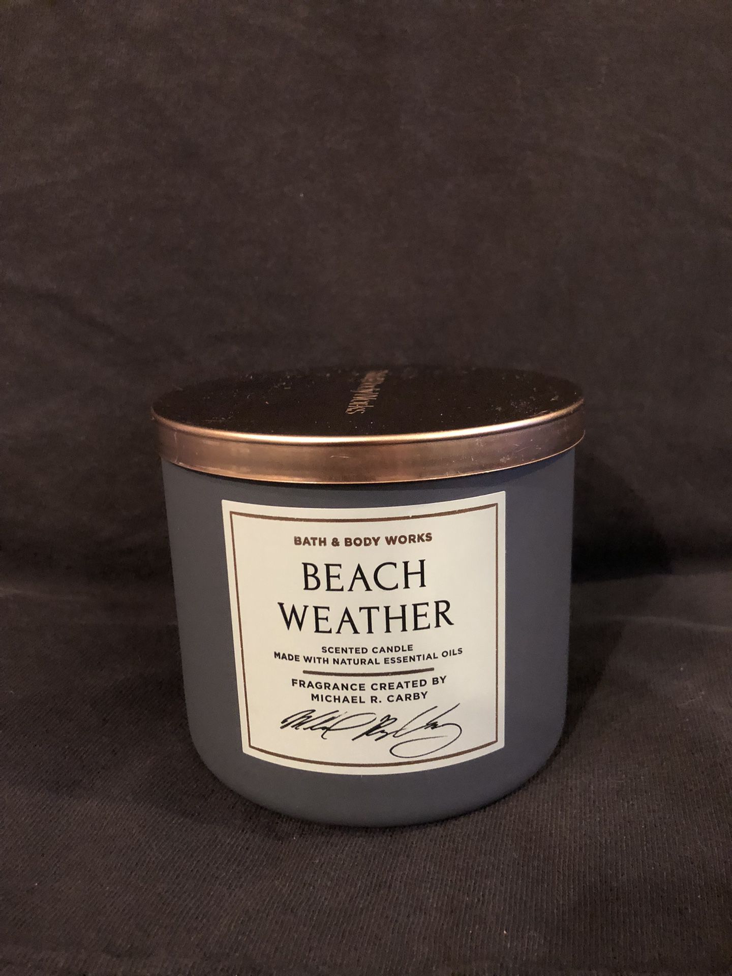 3-Wick BEACH WEATHER CANDLE 