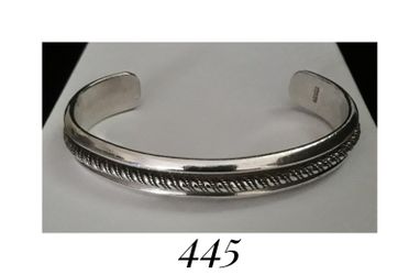 9" Heavy Handcrafted Solid Sterling Silver Twisted Rope Cuff Bracelet