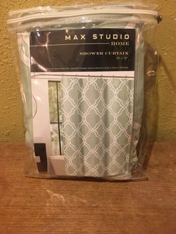 Fabric shower curtain