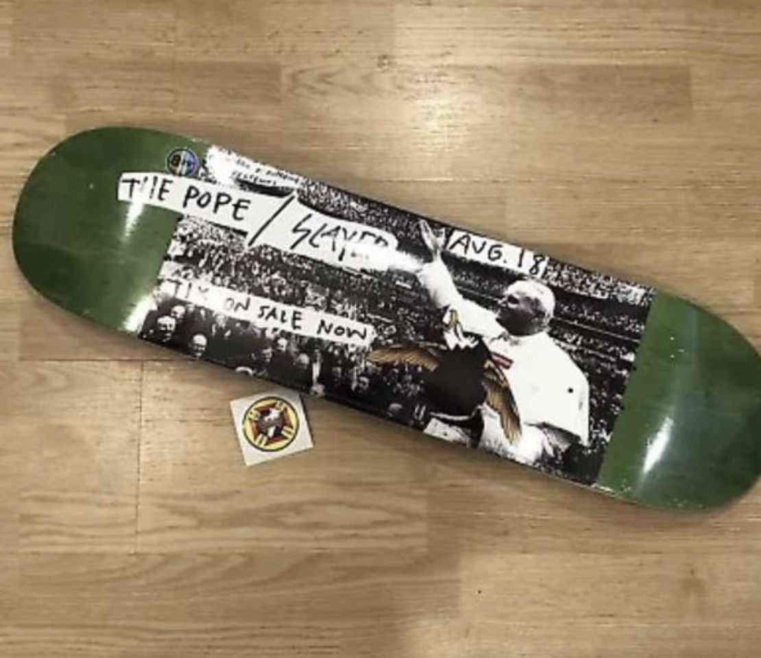 Supreme X Antihero Pope deck green DS