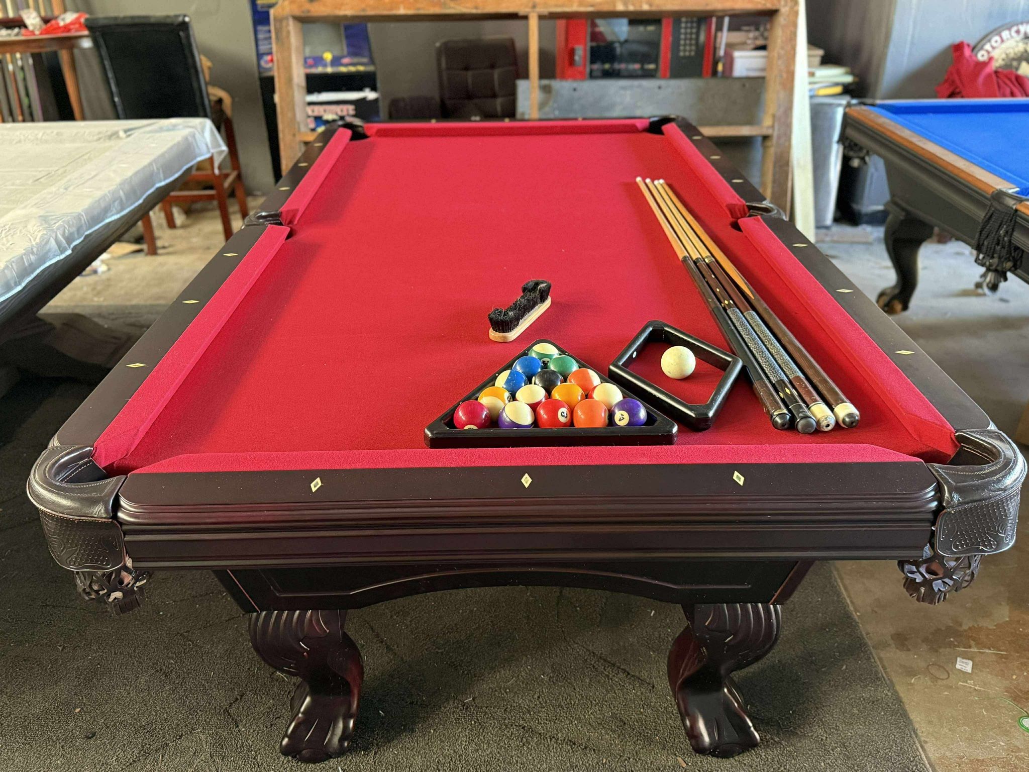 8ft Slate Pool Table (install Included)