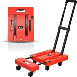 Folding Hand Truck Luggage Cart Utility Dolly Platform Cart