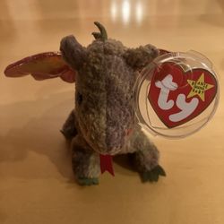 Beanie Baby - Scorch Dragon W/errors 1998