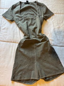 Open back romper