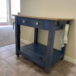 Rustic kitchen Island / Craft Table 