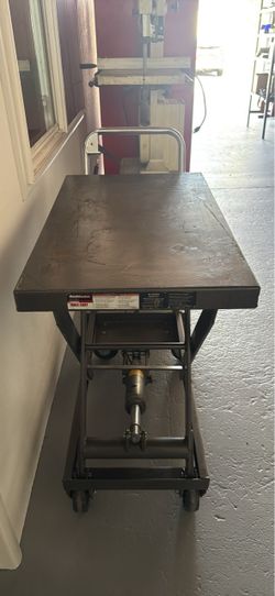 Haulmaster table cart