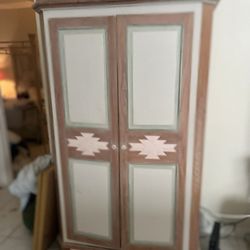 Hand Painted Armoire
