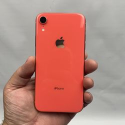 iPhone XR 64GB Coral Unlocked 88% Battery